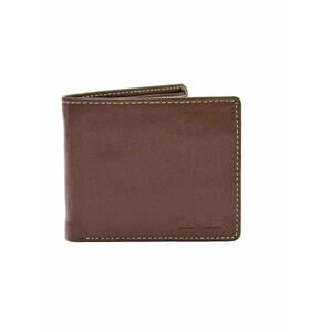 Men's Genuine Smooth Leather Bifold In Brown